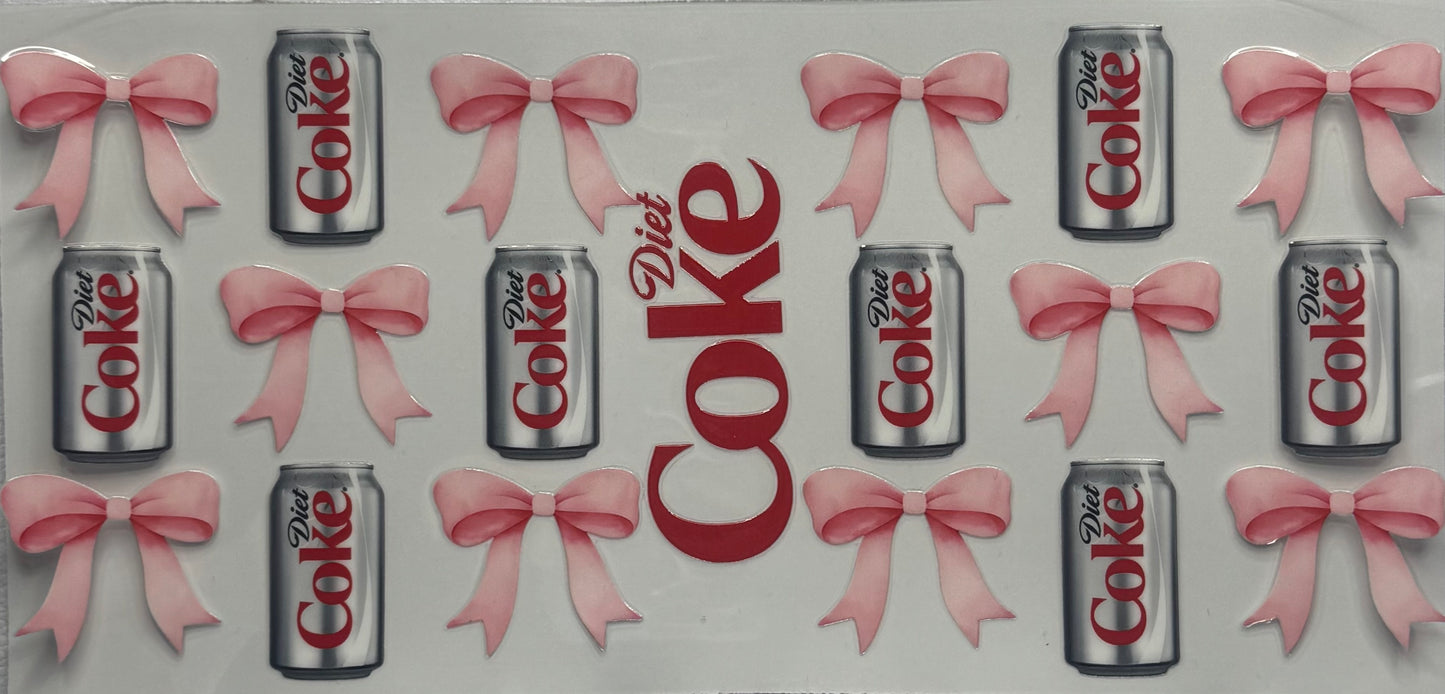 Diet Coke - Pink Bows