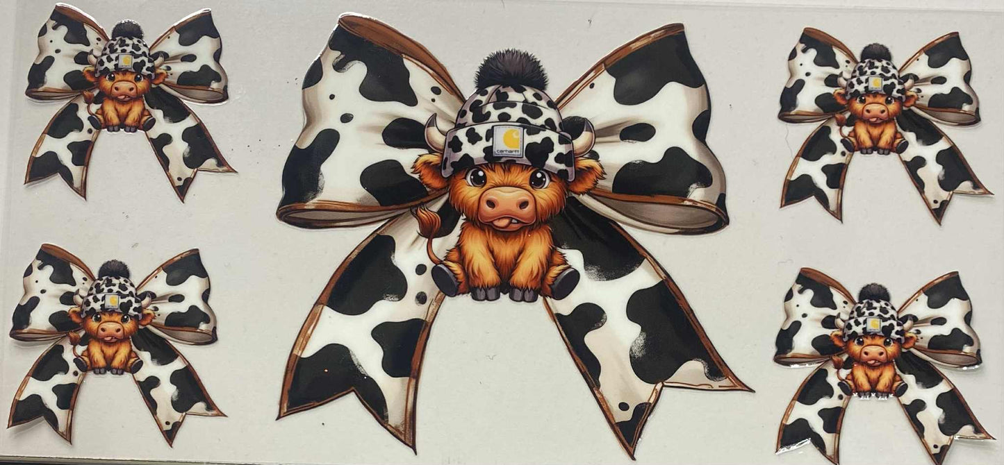 Highland Cow Bow