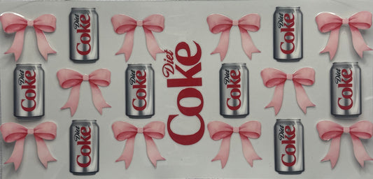 Diet Coke - Pink Bows