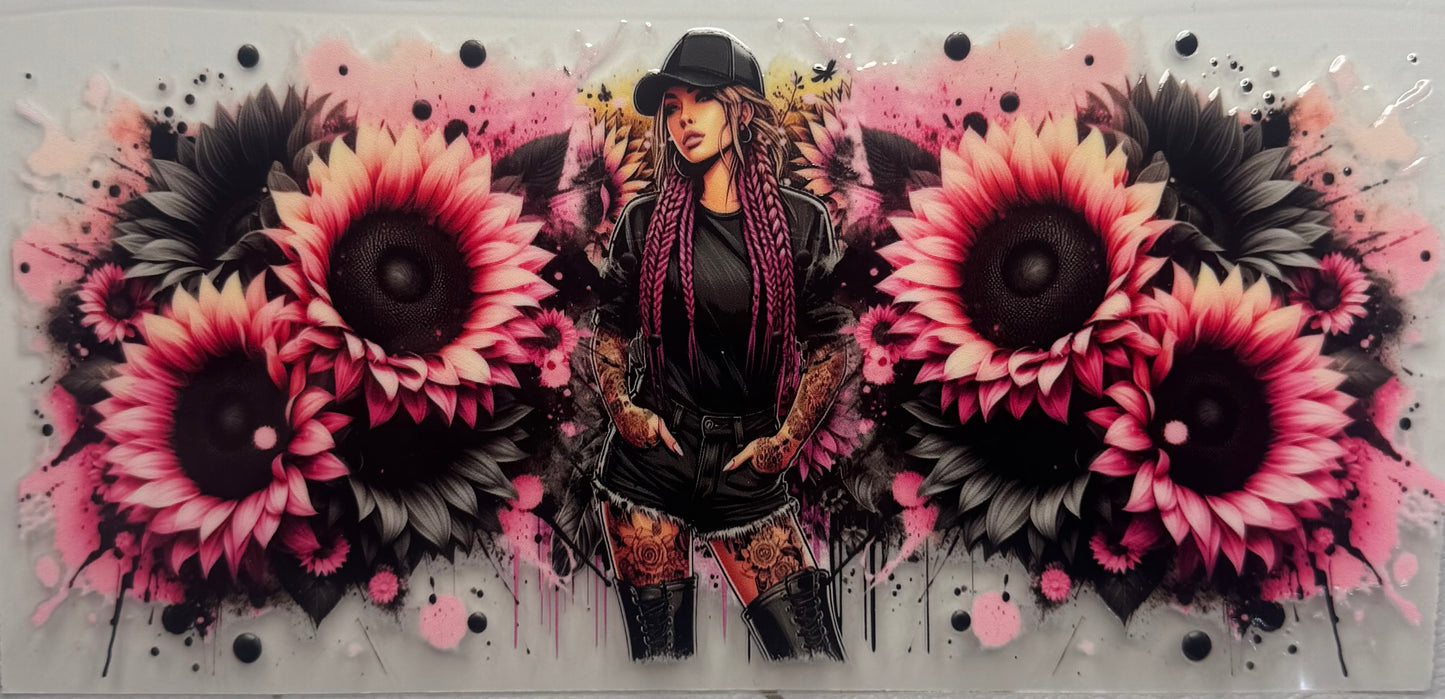 Pink Flower Girl