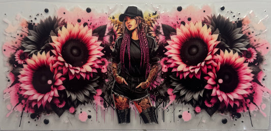 Pink Flower Girl