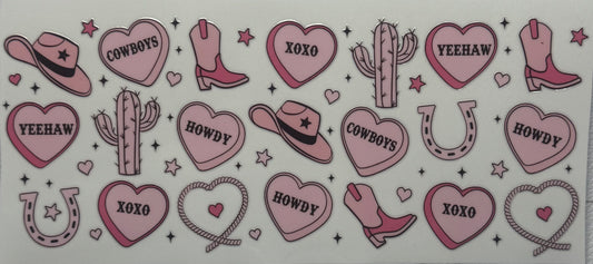 Pink Boots & Hearts