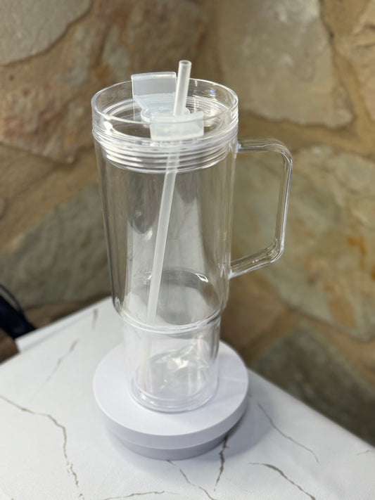 40oz Snowglobe Tumbler